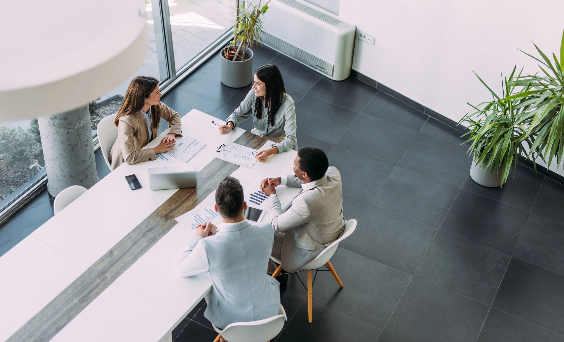 Business leadership team in a meeting